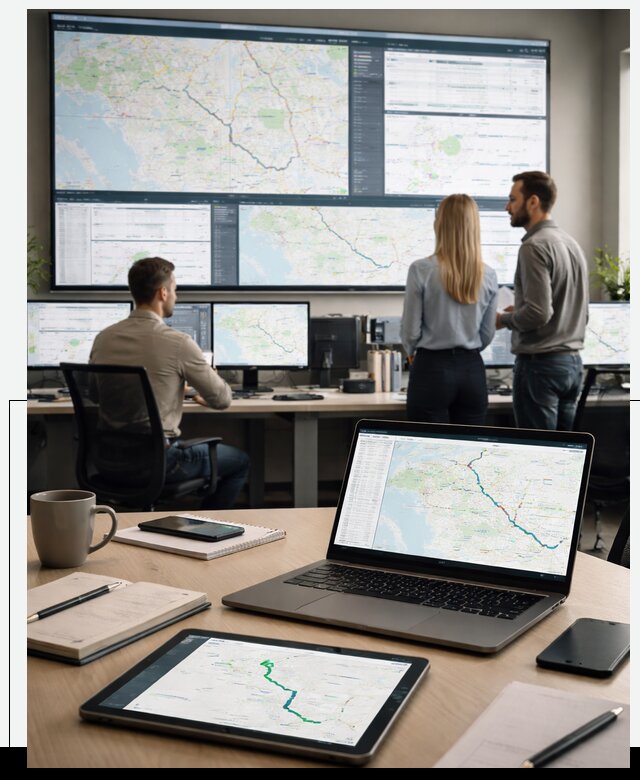 Трекинг грузов и Fleet Management, мониторинг автопарка в Кыштыме