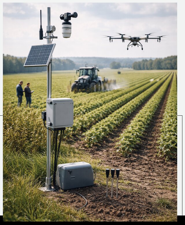 Разработка IoT мониторинга полей в Кыштыме от 8828 р. | АвикейКшт